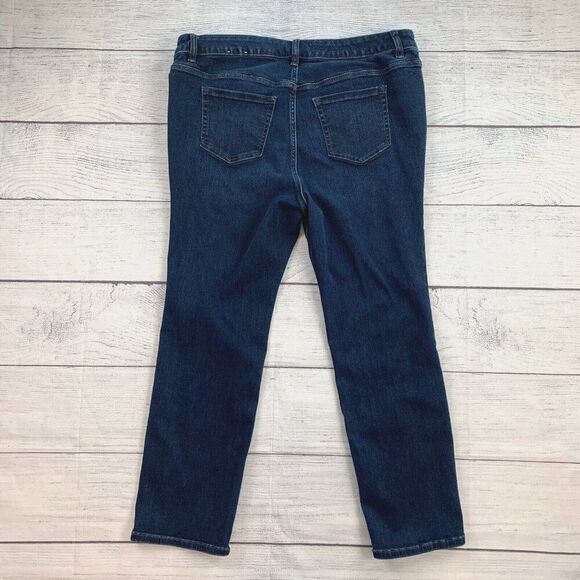 Lane Bryant sz 18 S High Rise Straight Flex Magic Waistband Inseam 27.5" - Picture 6 of 11